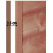 Ogrzewany drewniany kurnik MALAGA, 1460 x 740 x 820 MM